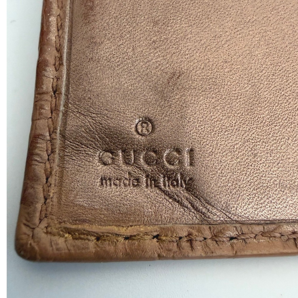 Gucci GG Monogram Leather Agenda Planner w/ Heart Logo 4 x 5.5, Inserts + Pencil - Picture 8 of 8